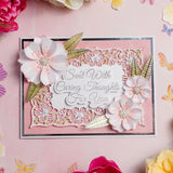 Chloe's Creative Cards Metal Die Set - 5x7 Exquisite Lace Rectangle