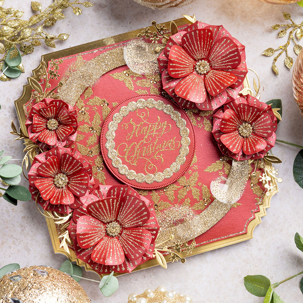 Chloe's Creative Cards Metal Die Set – Festive Fronds