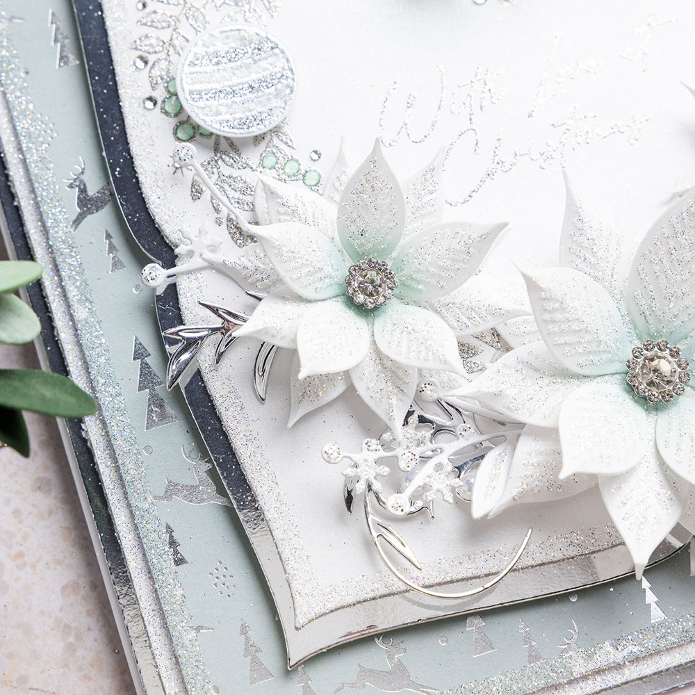 Chloe's Creative Cards Metal Die Set – Festive Fronds