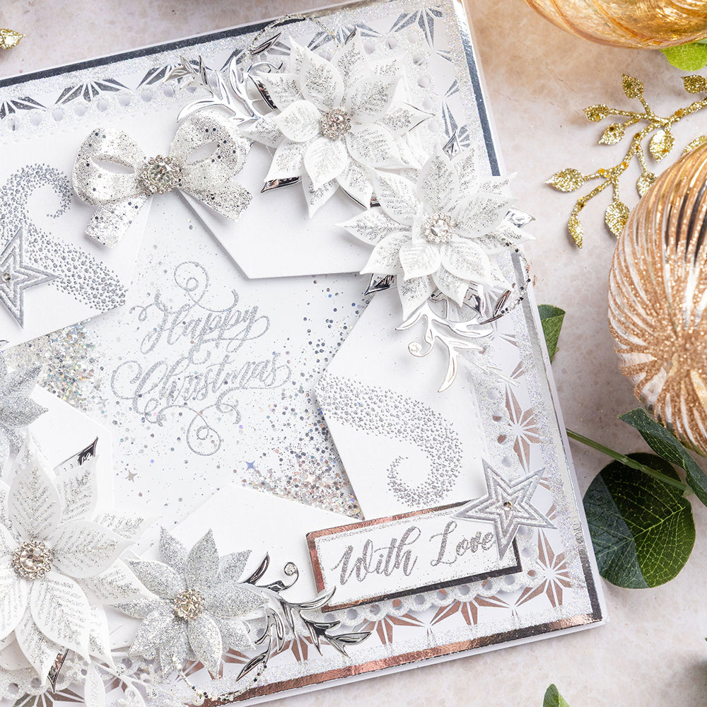 Chloe's Creative Cards Metal Die Set – Festive Fronds