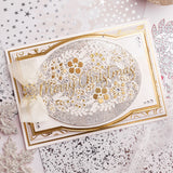 Chloe's Creative Cards Metal Die Set - Floral Merry Christmas