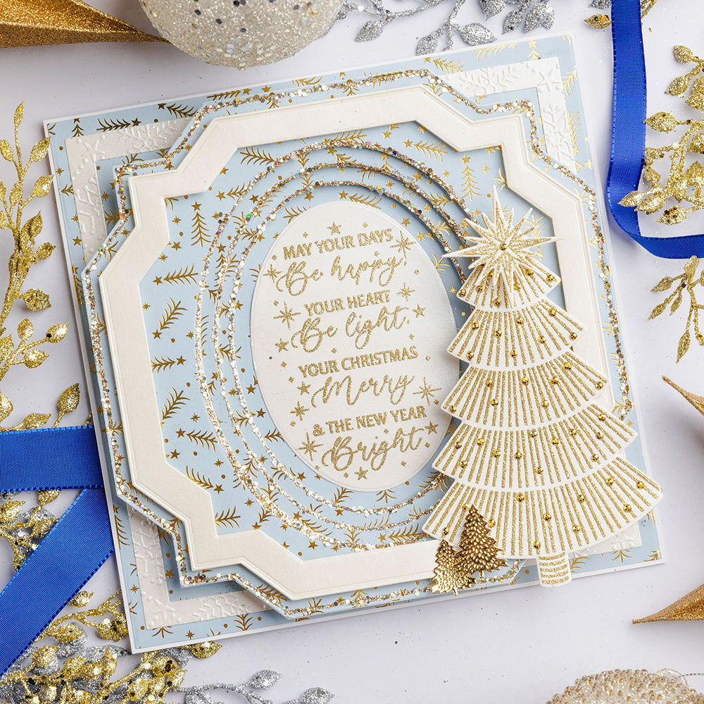 Chloes Creative Cards Metal Die Set –  8x8" Gilded Squares 4