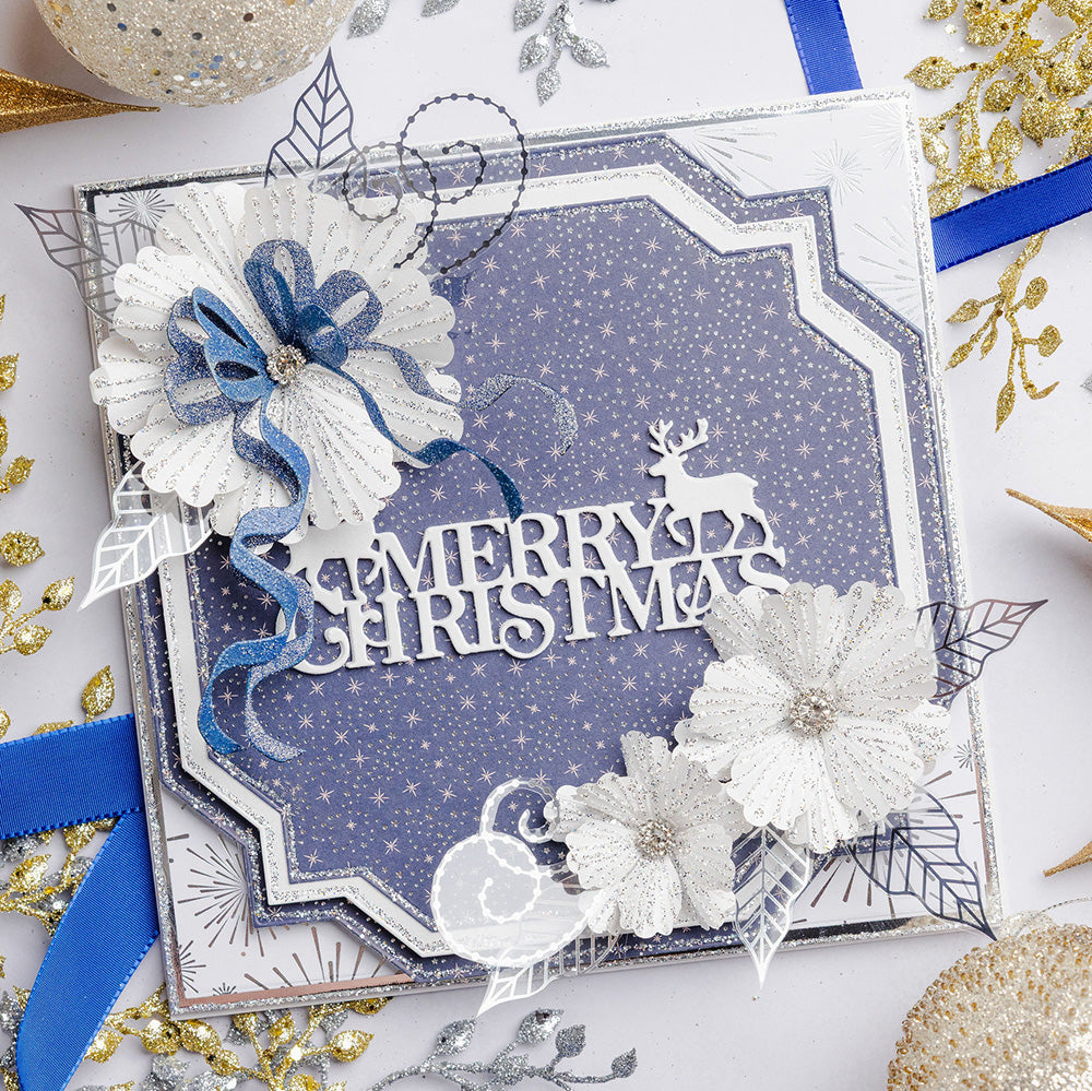 Chloe's Creative Cards Metal Die Set – Starlit Merry Christmas