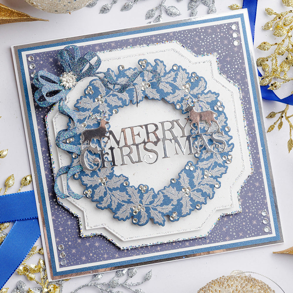 Chloe's Creative Cards Metal Die Set – Starlit Merry Christmas