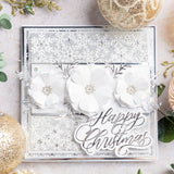 Chloe's Creative Cards Metal Die Set – Snowflake Background