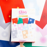 Chloe's Creative Cards Designer Printed Pearl Paper Pad (5x7) - Christmas Flowers