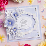 Chloe's Creative Cards Designer Printed Pearl Paper Pad (5x7) - Exquisite & Majestic Flowers