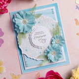Chloe's Creative Cards Designer Printed Pearl Paper Pad (5x7) - Exquisite & Majestic Flowers