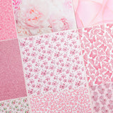 Chloe's Creative Cards 8x8 Designer Printed Paper Pad - Pretty Peonies