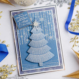 Chloe's Creative Cards Photopolymer Stamp Set (A6) - Beaded Snowflake Background
