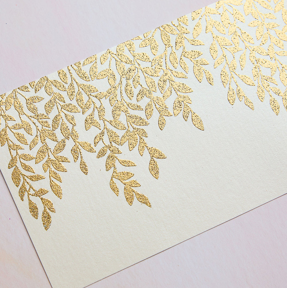 Chloe's Creative Cards Photopolymer Stamp Set (DL) - Falling Leaves