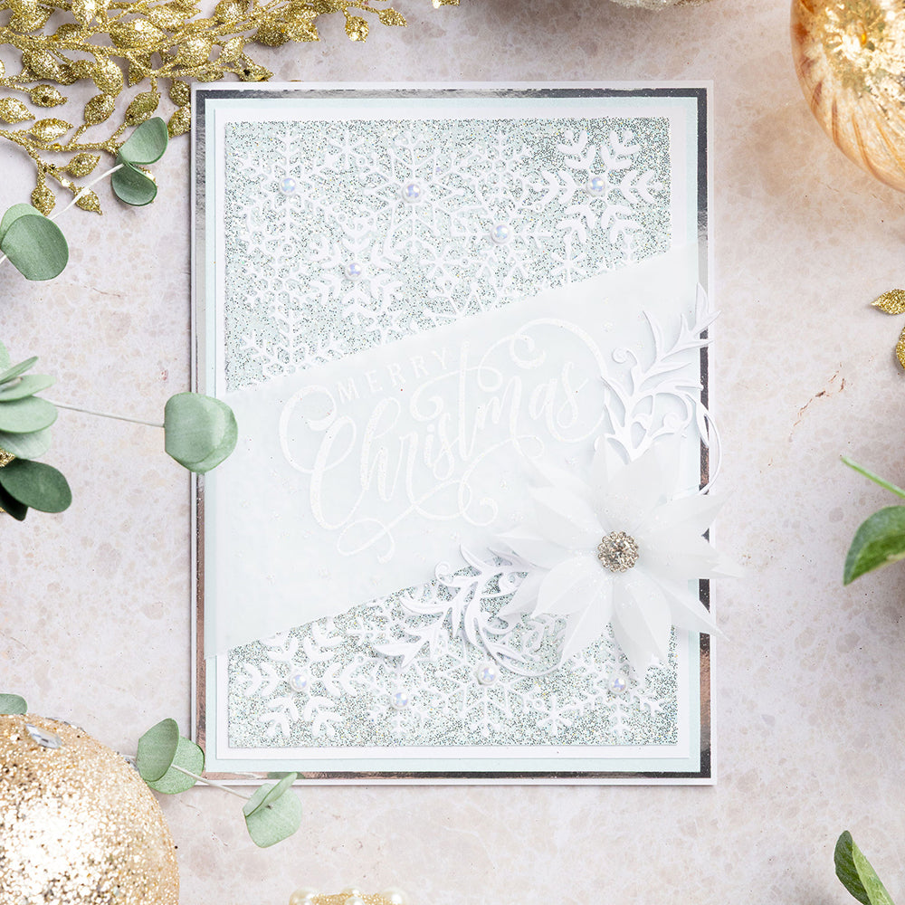 Chloe's Creative Cards Photopolymer Stamp Set (A7) - Merry Christmas & Holly