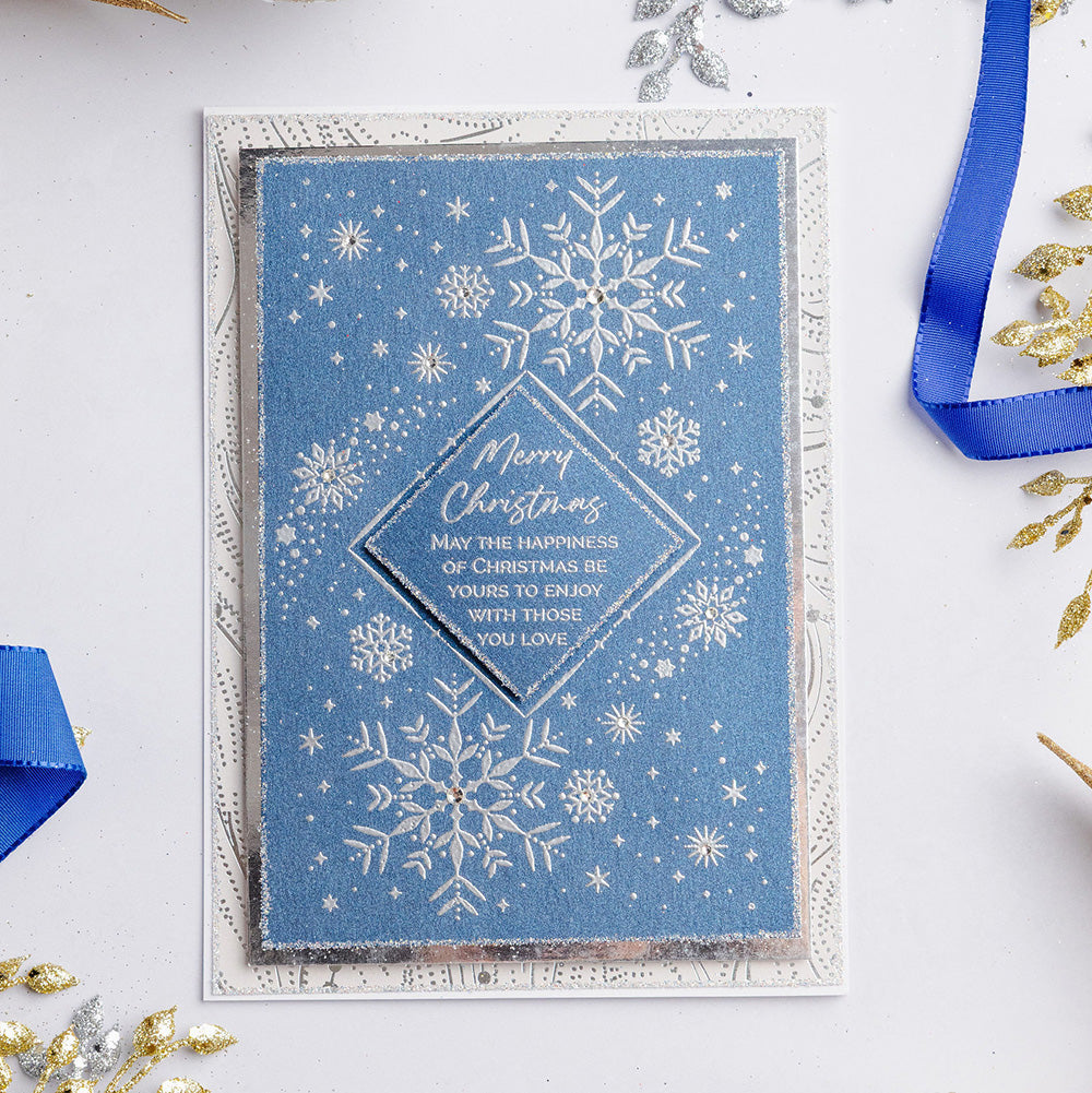 Chloe's Creative Cards Photopolymer Stamp Set (A6) - Snowflake Trails
