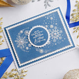 Chloe's Creative Cards Photopolymer Stamp Set (A6) - Snowflake Trails