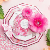 Chloe's Creative Cards Designer Printed Vellum Pad (5x7) - Pretty Peonies Ombre