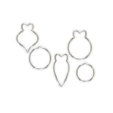 Chloe's Creative Cards 5x7 3D Embossing Folder & Metal Die Set - Hanging Baubles