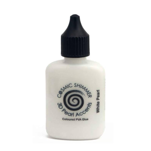 Cosmic Shimmer Pearl 3D Accents White 30ml