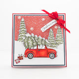 Chloes Creative Cards Die & Stamp Set - Driving Home for Christmas