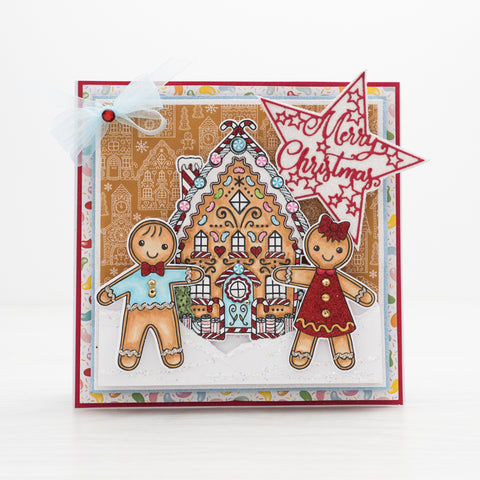Chloes Creative Cards Die & Stamp Set - Gingerbread House