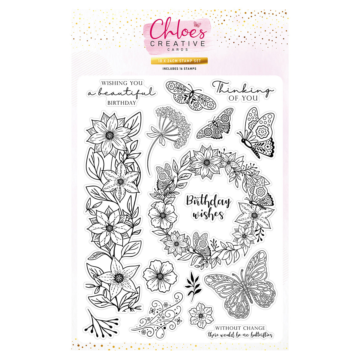 PRE ORDER Chloe's Creative Cards Box Kit 18 with Limited Edition Stamp