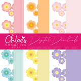 Digital Download - Flower Bouquet Printable Papers