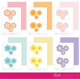 Digital Download - Flower Bouquet Printable Papers