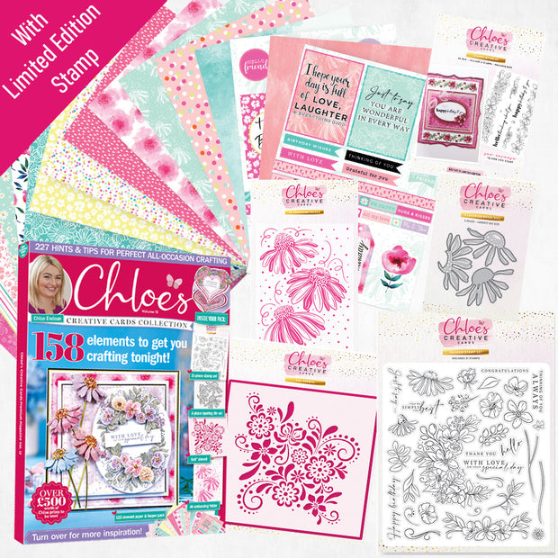 Chloes Creative Cards Box Kit 13 with Limited Edition Stamp