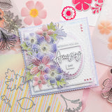 Chloe's Creative Cards 8x8 Trellis &amp; Swirl Prägefolder &amp; DL Stanzformen-Sets - ICH BRAUCHE ALLES