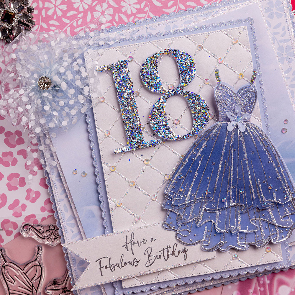 Chloe's Creative Cards Metal Die Set - Large Numbers