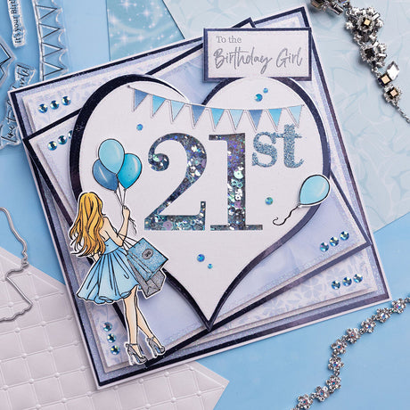 Chloe's Creative Cards Metal Die Set - Large Numbers
