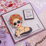 Chloe's Creative Cards Photopolymer Stamp Set (A6) - Falling Sparkles
