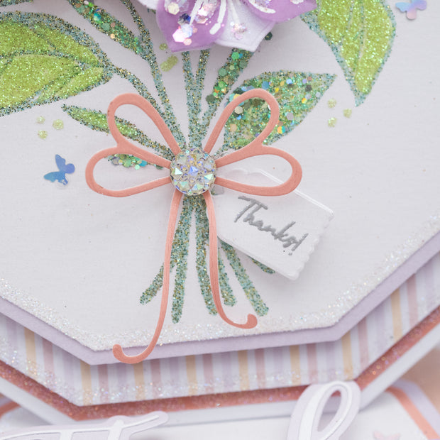 Chloes Creative Cards Die & Stamp - Tiny Tag & Sentiment Plaque