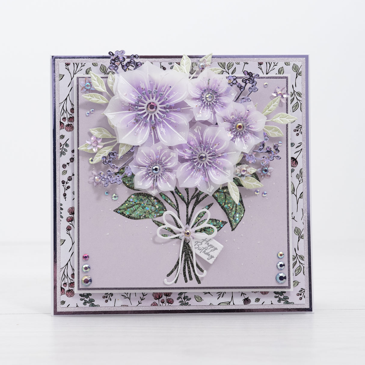 Chloes Creative Cards Die & Stamp Set - Beautiful Bouquet Blossom