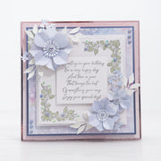 Chloes Creative Cards Photopolymer Stamp Set - Happy Birthday Frame