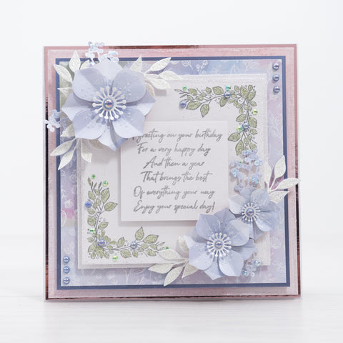 Chloes Creative Cards Photopolymer Stamp Set - Happy Birthday Frame