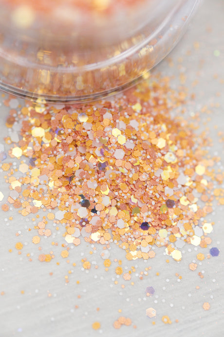 Mexican Sunrise Sparkelicious Glitter 1/2oz Jar