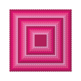 Chloes Creative Cards Metal Die Set –  8x8" Scalloped & Pierced Squares