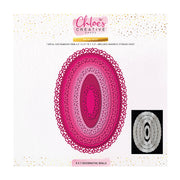Chloes Creative Cards Metal Die Set - 5x7 Decorative Oval