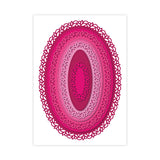 Ensemble de matrices en métal Chloes Creative Cards - Ovale décoratif 5x7