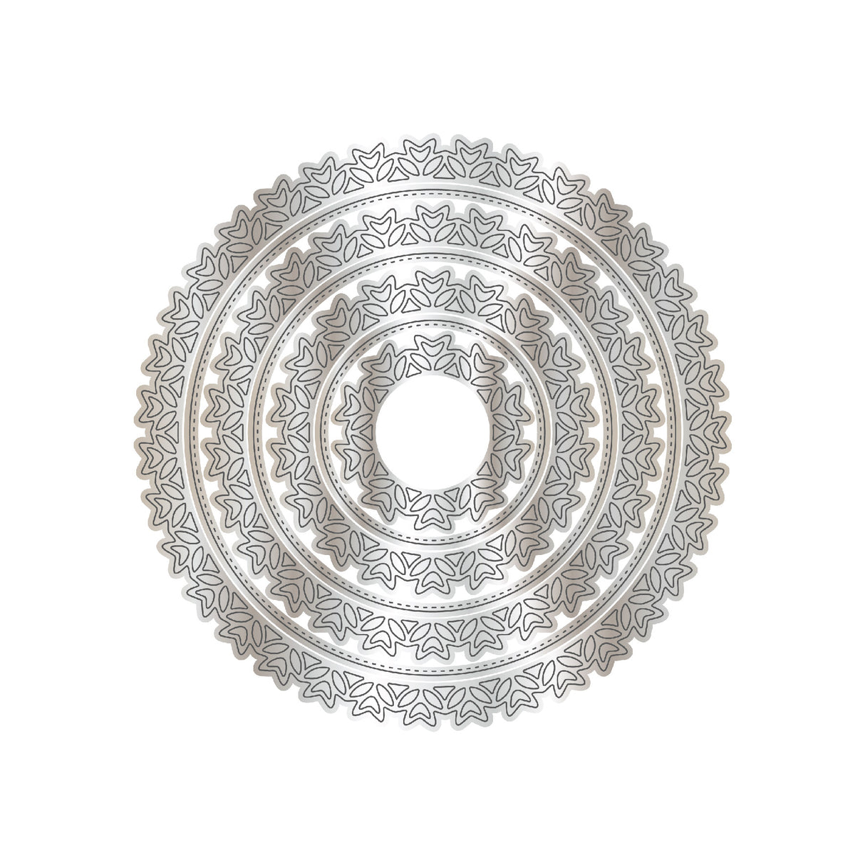 Ensemble de matrices en métal Chloes Creative Cards - Cercle décoratif 6x6