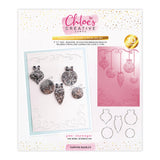 Chloe's Creative Cards 5x7 3D Embossing Folder & Metal Die Set - Hanging Baubles