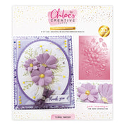 Chloes Creative Cards 5x7 3D Embossing Folder - Floral Fantasy