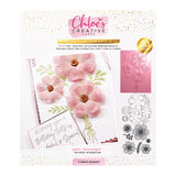Chloe's Creative Cards 3D-Prägefolder, Stempel und Metall-Stanzset, 5 x 7 Zoll, Blumenstrauß