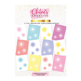 Chloe's Creative Cards Designer Printed Pearl Paper Pad (5x7) - Exquisite & Majestic Flowers