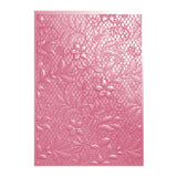 Chloe's Creative Cards 5x7 3D Embossing Folder - Floral Lace