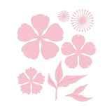 Chloe's Creative Cards 5x7 3D Embossing Folder & Metal Die - Peony Flower