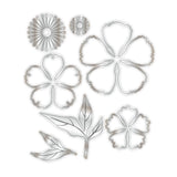 Chloe's Creative Cards 5x7 3D Embossing Folder & Metal Die - Peony Flower