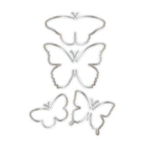 Chloe's Creative Cards Delightful Butterflies - 3D Embossing Folder, Die, Stamp & Vellum Bundle