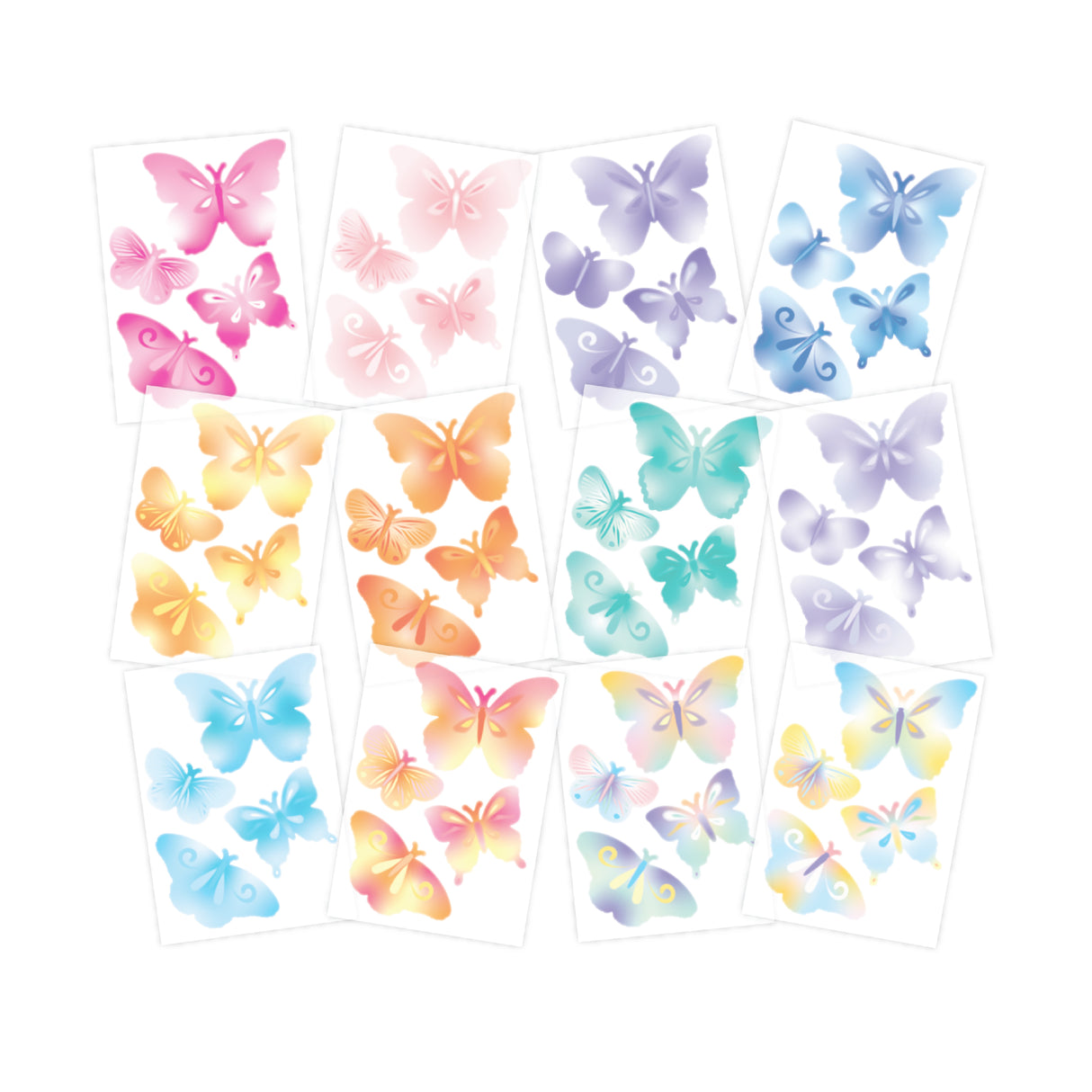 Chloe's Creative Cards Delightful Butterflies - 3D Embossing Folder, Die, Stamp & Vellum Bundle