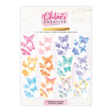 Chloe's Creative Cards Delightful Butterflies - 3D Embossing Folder, Die, Stamp & Vellum Bundle